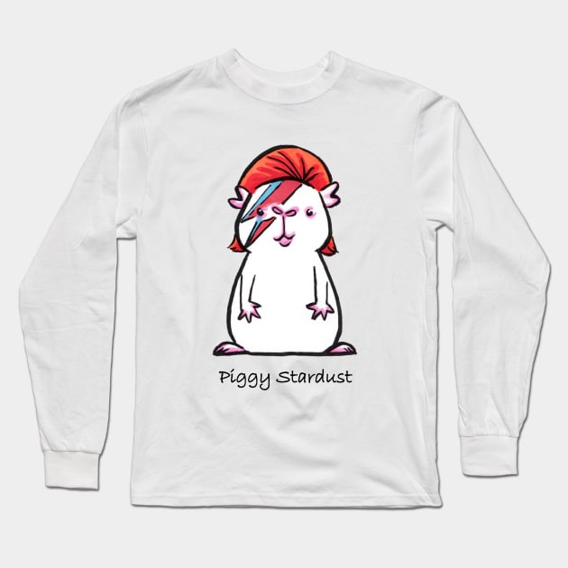 This Lil Piggy is Piggy Stardust Long Sleeve T-Shirt by shiro